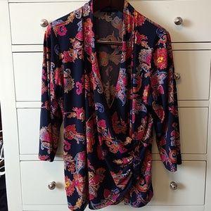 Wrap around blouse